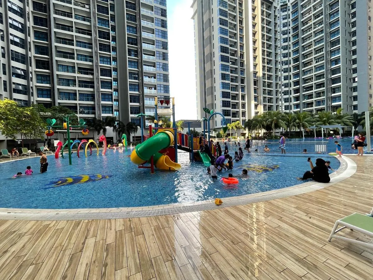 Apartament Atlantis Center Of Melaka 1B1B Max 6Pax With Big Pool And Sky Bridge Malezja